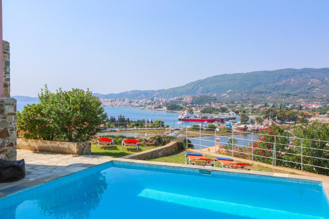 Skiathos Seaview Villa With Pool Punta 外观 照片