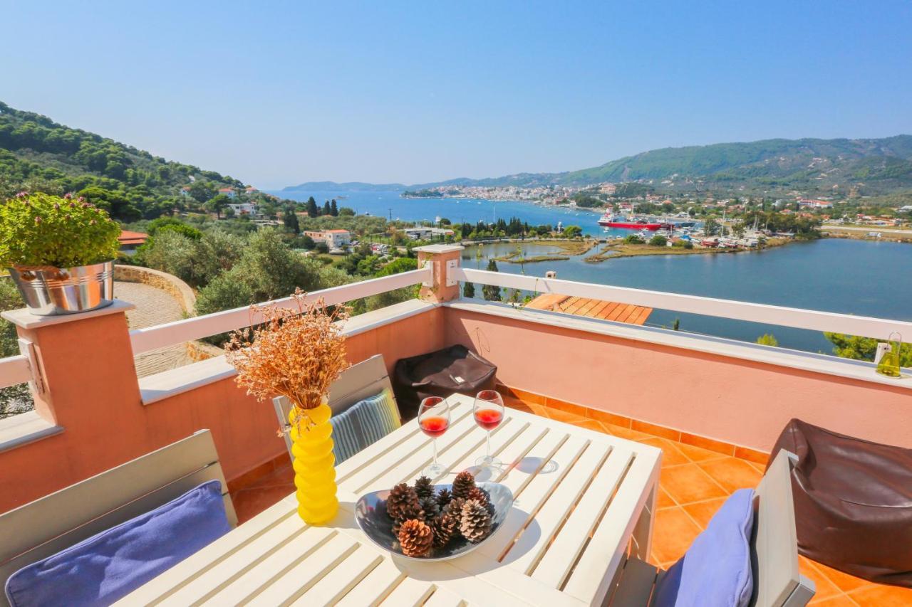 Skiathos Seaview Villa With Pool Punta 外观 照片
