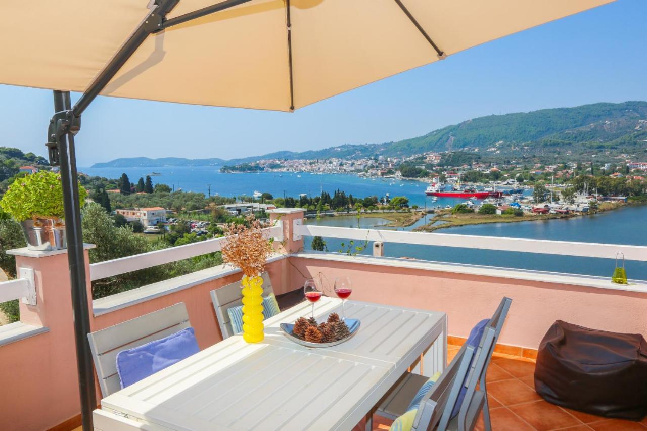 Skiathos Seaview Villa With Pool Punta 外观 照片