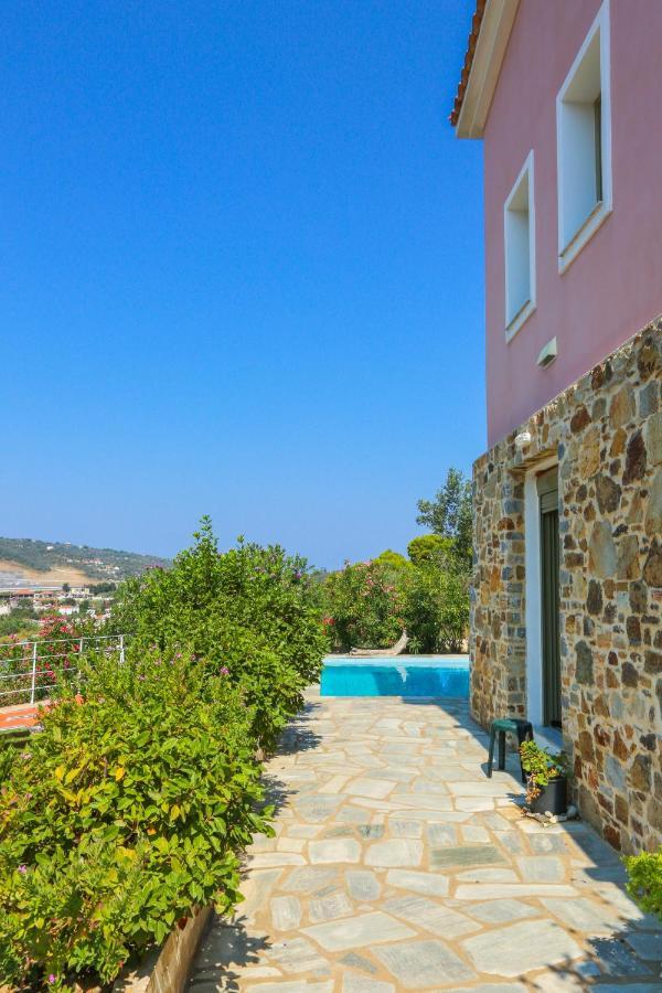 Skiathos Seaview Villa With Pool Punta 外观 照片