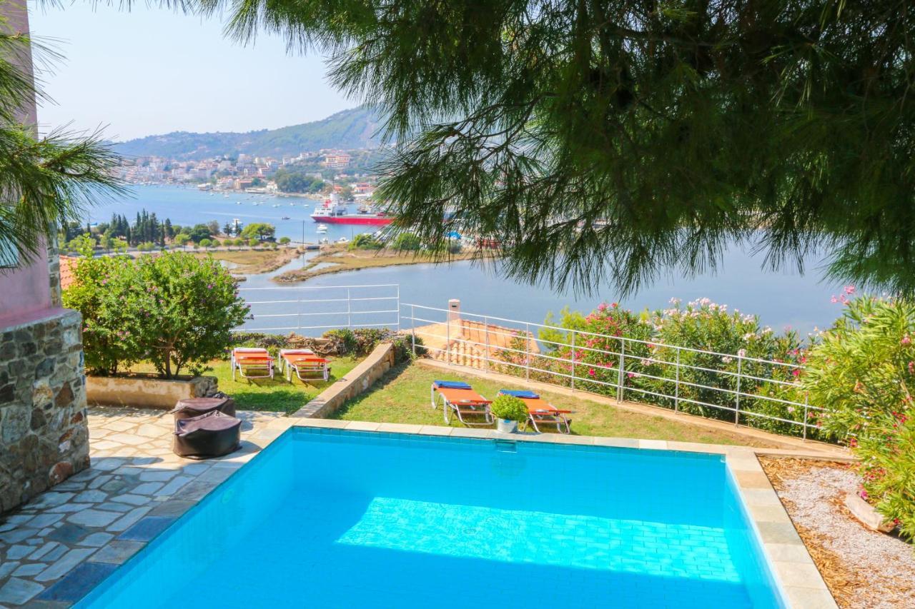 Skiathos Seaview Villa With Pool Punta 外观 照片