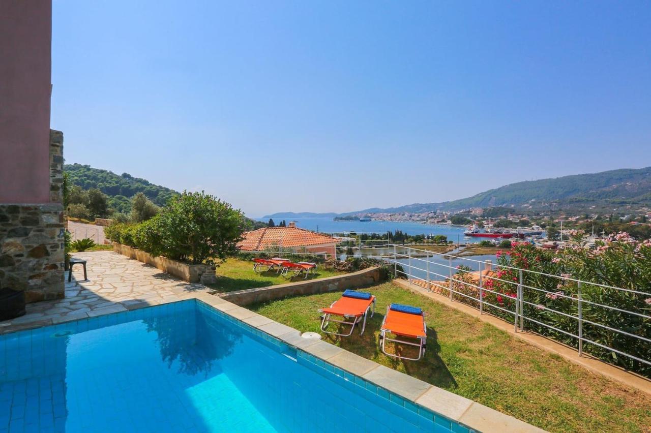 Skiathos Seaview Villa With Pool Punta 外观 照片