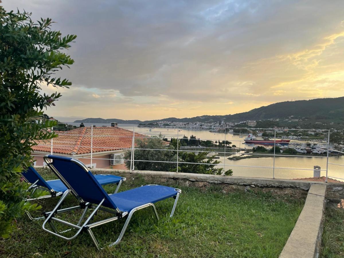 Skiathos Seaview Villa With Pool Punta 外观 照片